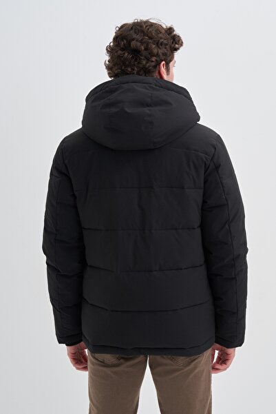 Cazador Micro Fabric Filled Dynamic Regular Fit Coat