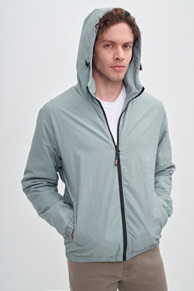 Cazador Basic Crinkle Fabric Spring Regular Fit Coat