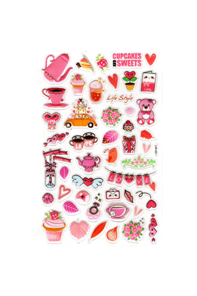 Limmy Autocolant în relief Stiker Notebook, autocolant planificator (lxk-021)...