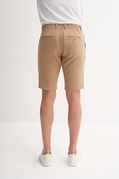 Cazador Сlim Fit вузькі лляні шорти-бермуди