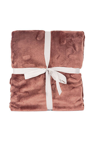 Elega Decor Solid Brown Flannel Blanket – Double (200x220 cm) – Soft, Warm & Comfortable