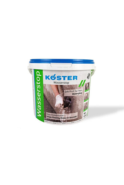 Köster Wasserstop Ani Priz Alan Su Tıkaç Harcı / 10 kg