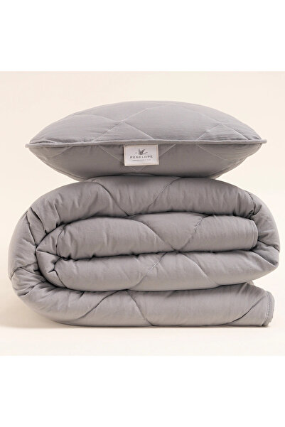 Penelope Gray Microfiber Single Pillow Quilt Set - Colors in Comfort