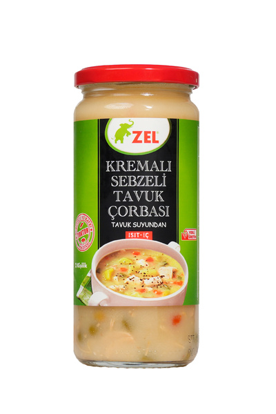 Zel Kremalı Sebzeli Tavuk Çorbası - 480 ml - 6 ADET