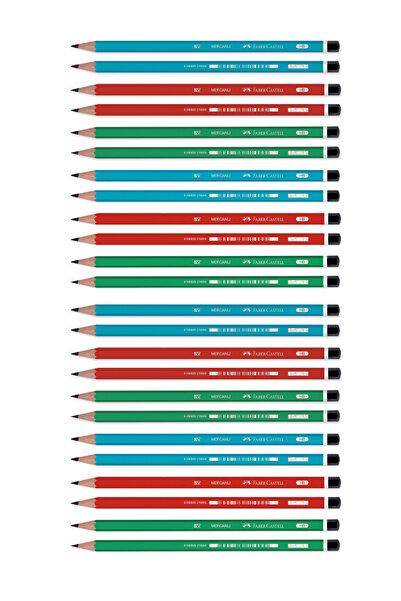 Faber Castell 24 Coral Pencils