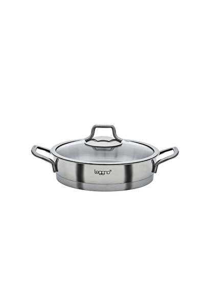 Leggno Vita Glass Lid Steel Pan 20 cm