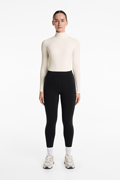 Oysho Super-extra-warm seamless 70cm high-rise ankle-length leggings
