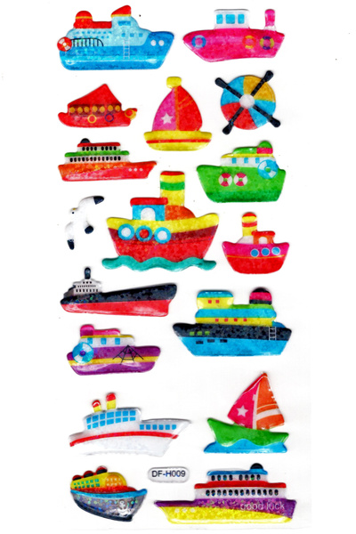 Limmy Navă de 18x9 cm - Autocolant luminos, autocolant pentru planificator pe...