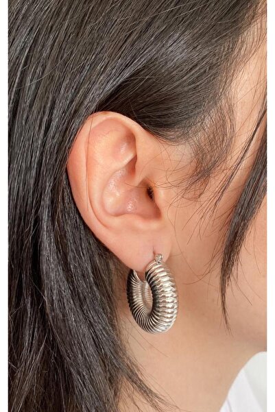 DEMOKAN أقراط نسائية سلسلة خاصة أقراط مخططة مضادة للتشوه