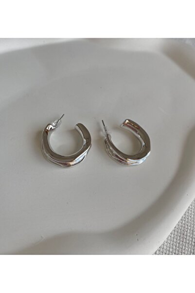 DEMOKAN Kadın Küpe Kesik Halka Oyuk Küpe