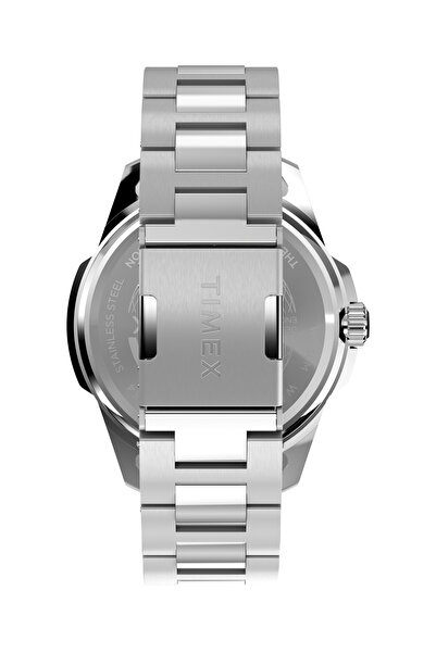 Timex Essex Day and Date 45mm Stainless Steel Bracelet Watch