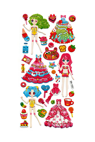 Limmy Autocolant în relief Stiker Notebook, autocolant planificator (sk102) 9...