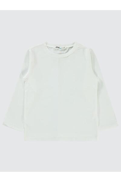 Civil Boys Basic 2-5 Years Old Sweatshirt - Ecru 2-3 Years Old