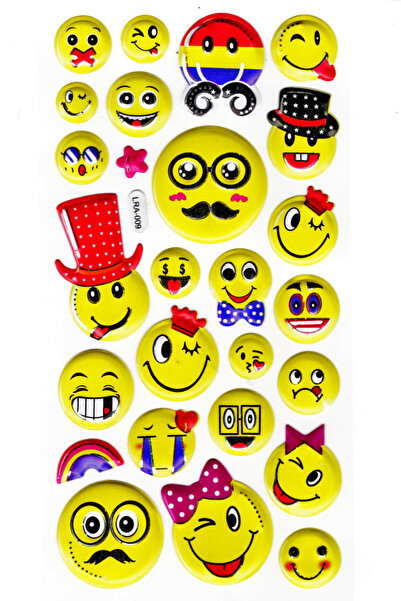 Limmy Emojis amuzanți - Autocolant în relief, autocolant planificator (limlra...