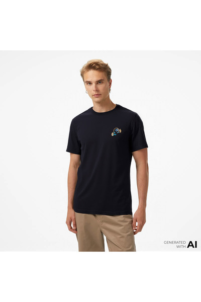 Converse Desert Sunset Erkek Siyah T-Shirt