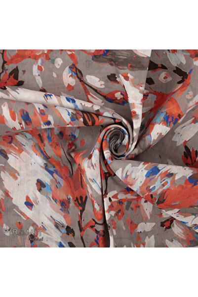 PİRAMİT Natural Patterned Scarf