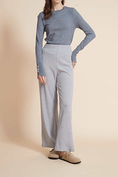 Yola Solid Wide-Leg Women's Pants