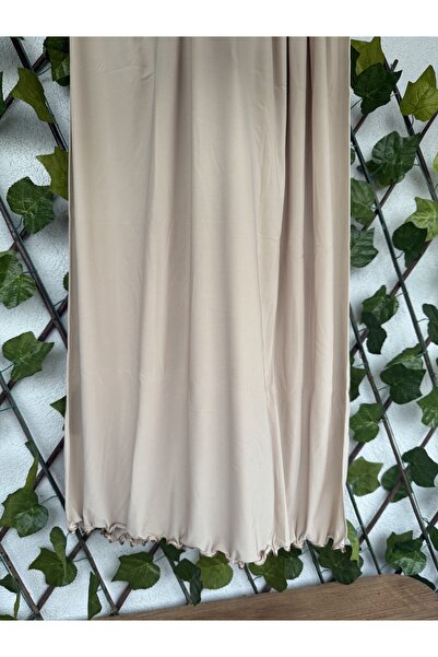 Blotch Premium Lycra Bej Renk Likralı Sandy Jersey Şal