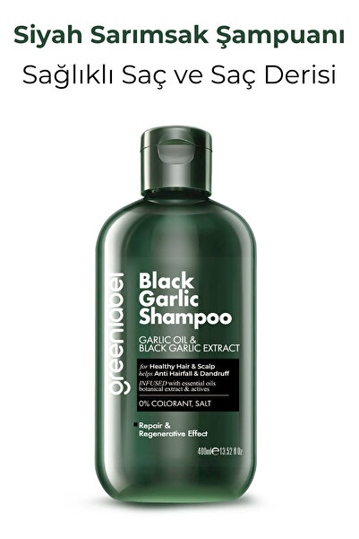 Greenlabel Greenlabel 400ml Paraben-Free and Salt-Free Black Garlic Extract Shampoo