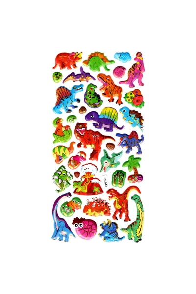 Limmy ملصق دفتر ملاحظات منقوش، ملصق مخطط (limyl-043) - 17X9 سم - الديناصورات ...