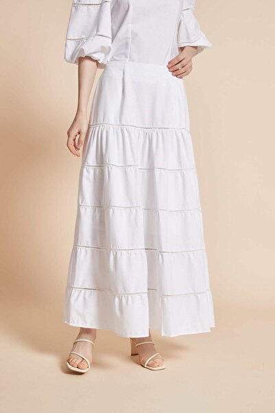 Yola Solid Maxi Skirt