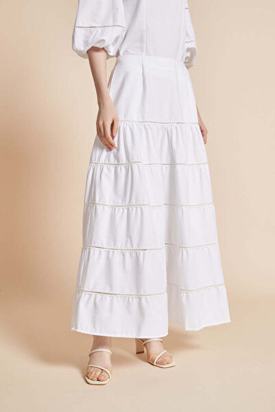 Yola Solid Maxi Skirt