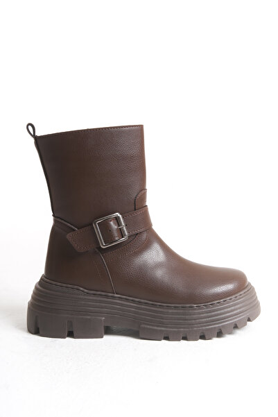 Solo Bag Γυναικείες μπότες με φερμουάρ και λεπτομερή αγκράφα για καθημερινή χρήση