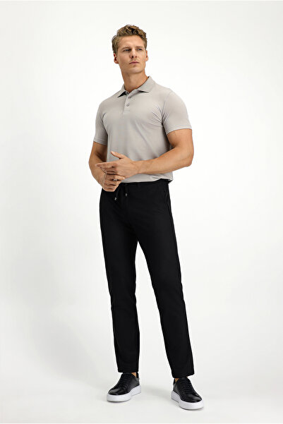 Kiğılı 6 Drop Regular Fit Standard croială Pantaloni cu talie elastică cu șnu...