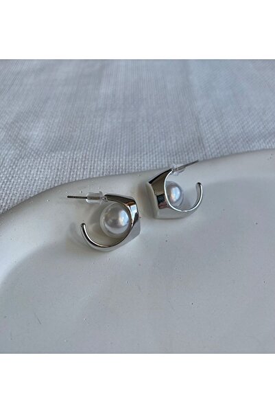 DEMOKAN أقراط اللؤلؤ النسائية - تصميم القرط المخفي