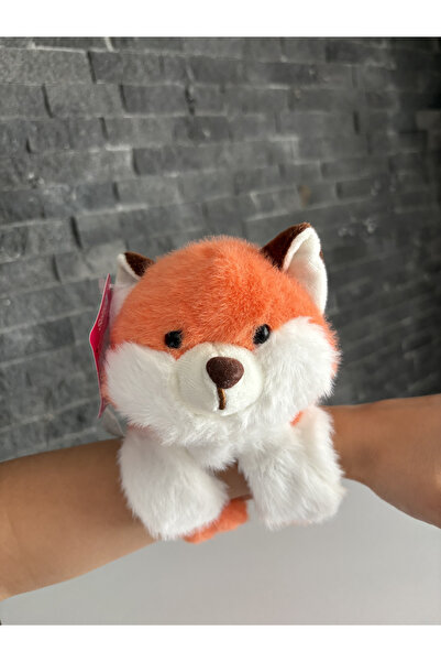 SELAY TOYS 25 cm Slap Tilki Kiremit Renk Peluş