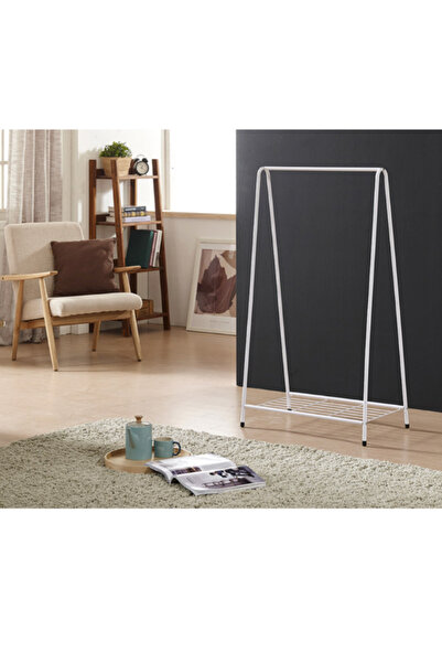 OEM Suport Umerașe Metalic Alb - Organizator Haine, 120 x 66 x 38 cm