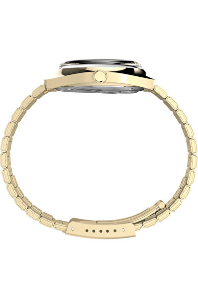 Timex Q Timex® 1975 Enigma 37mm Stainless Steel Bracelet Watch