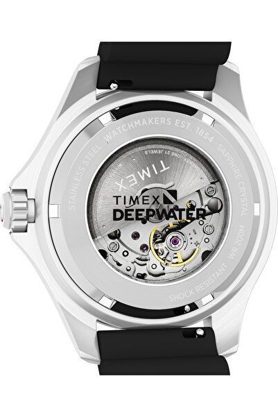 Timex Deepwater Meridian 200 Automatic 44mm HNBR Rubber Strap Watch