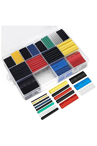 Rose Isıyla Daralan Makaron Kablo Seti 580 Parça Kablo Tamir Kiti