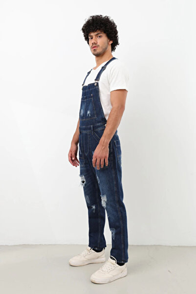 BNY JEANS Ανδρικές φόρμες Jean Παντελόνι Navy Blue