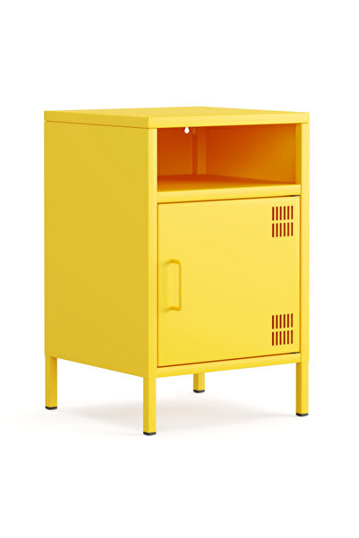 Furni24 Pera Komodin Açık Raflı 41,5 x 40 x 64,50 cm - 9 Renk Seçeneği Bulunm...