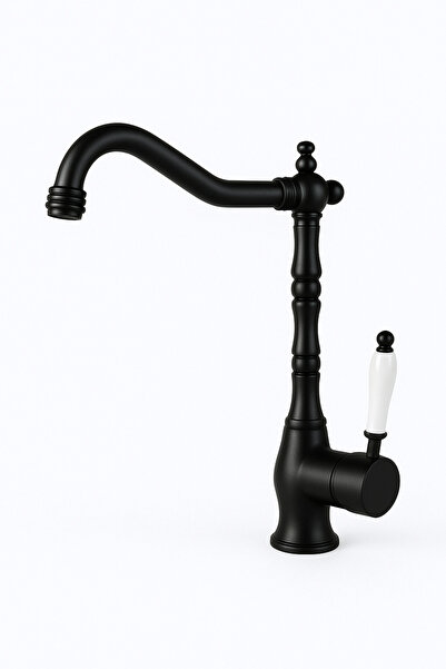RUDİ ARMATÜR Rustic Black Modern Sink Faucet