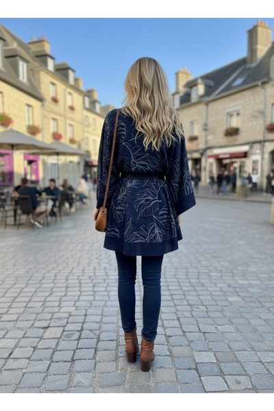 tarzınısec Yeni Sezon Rahat Modern Mira Oversize Panço / Tesettür Tunik - Panço