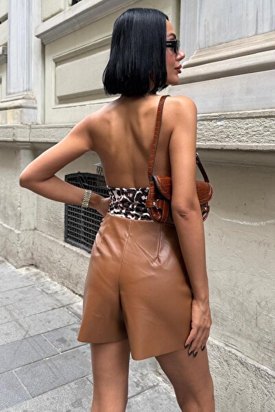 Lijuri Mini Leather Skirt 4054