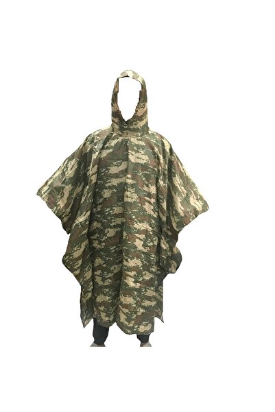 Açıkalın askeri Malzeme Tsk Camouflage Poncho Raincoat