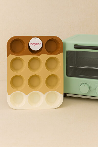 YDGR 12-Piece Silicone Muffin Mold Various Models Non-Stick Oven Compatible Mini Cupcake Cake Mold