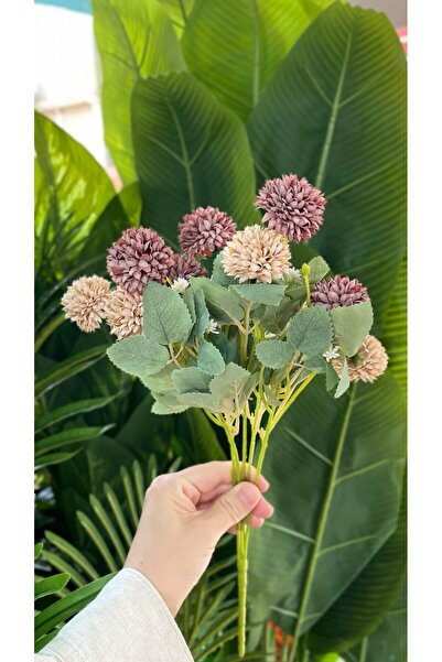 KOZALILAR Yapay Çiçek 5 Dallı Mini Kasımpatı Demeti