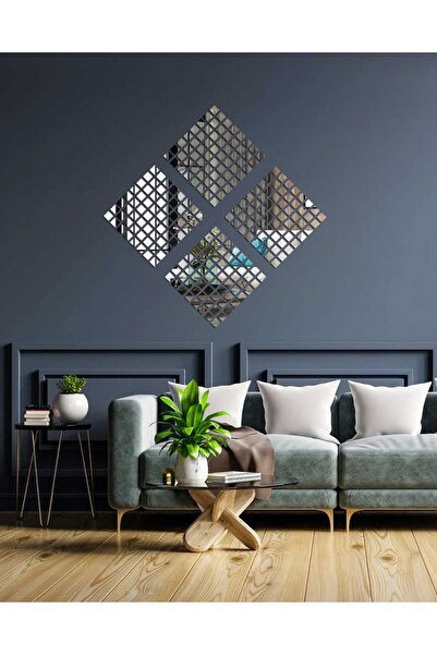 Numa Concept Dekor Konsept Ürünü Pleksi Ayna Mozaik Kare 200'lü  Her Biri 3x3 Cm