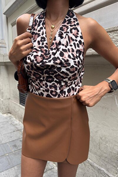 Lijuri Mini Leather Skirt 4054