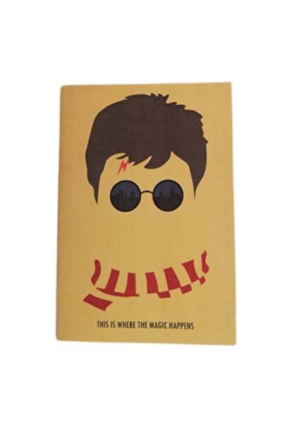 Dörtel Tedarik Harry Potter Themed Unlined Notebook Timeless Agenda