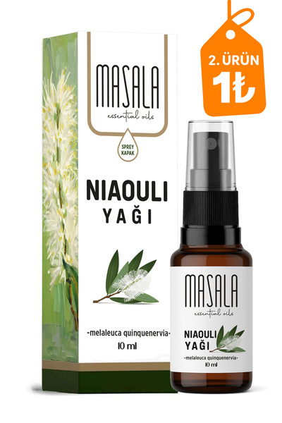 Masala Niaouli Uçucu Yağı %100 Saf Özel Sprey Başlıklı Seyreltilmemiş ( Niaouli Essential Oil )