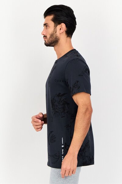 Under Armour Curry x Men Loose Fit Short Sleeves Outdoor T-shirt, Grey