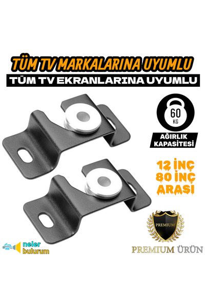 nelerbulurum ''12'' İNÇ İLE ''80'' İNÇ Arası Pratik Lcd Led Tv-monitör Askı A...