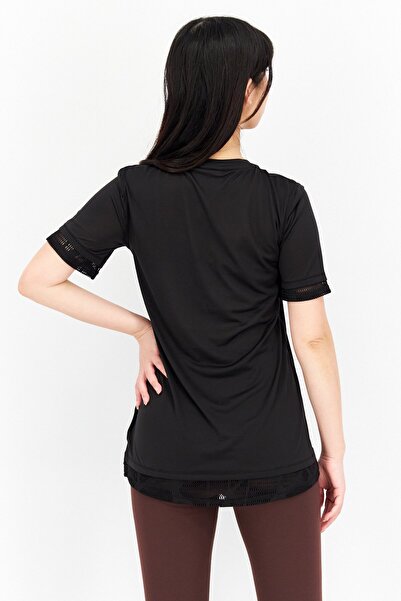 Puma Women Sportswear Fit Brand Logo Training Tops, Black