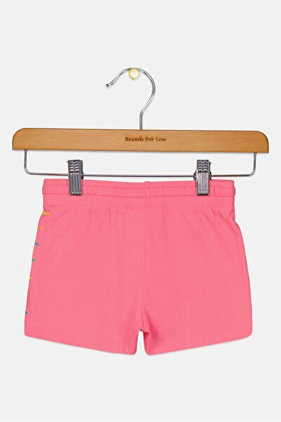 Champion Toddlers Girl Brand Logo Outdoor Shorts, Pink